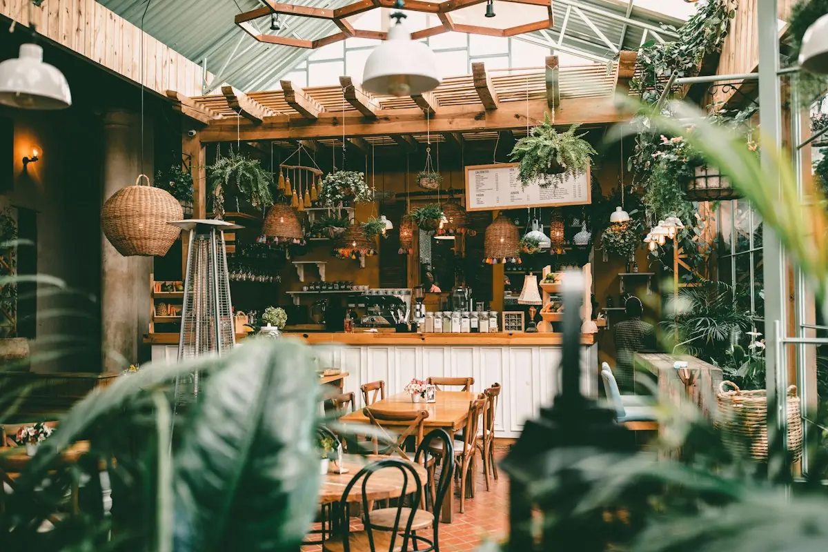 Terrace and greenery